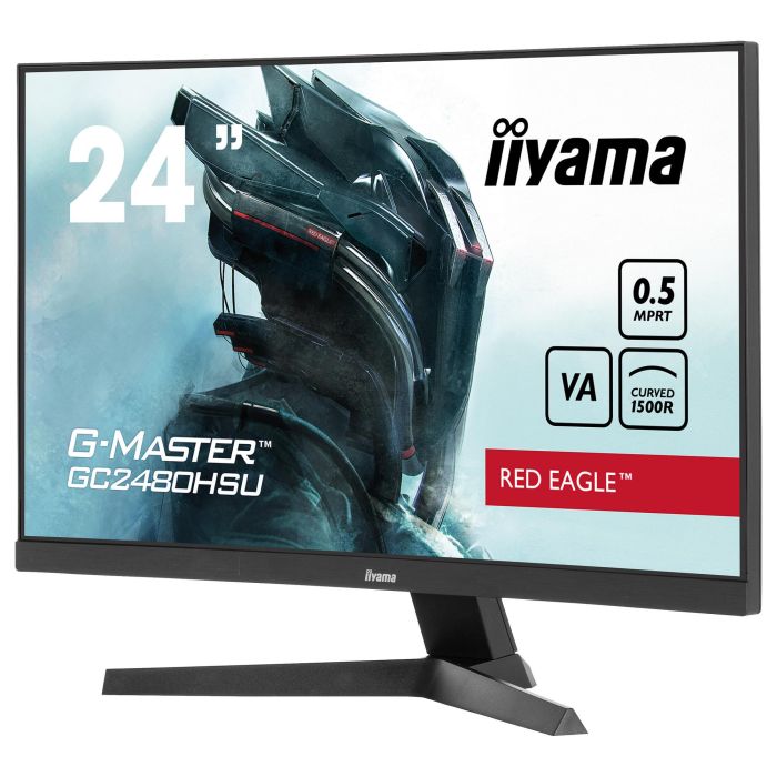 Iiyama G-MASTER GC2480HSU-B1 Monitor Gaming 23.6" VA Full HD 1920 x 1080 180Hz 0.5ms Curvo 1500R Mate 4
