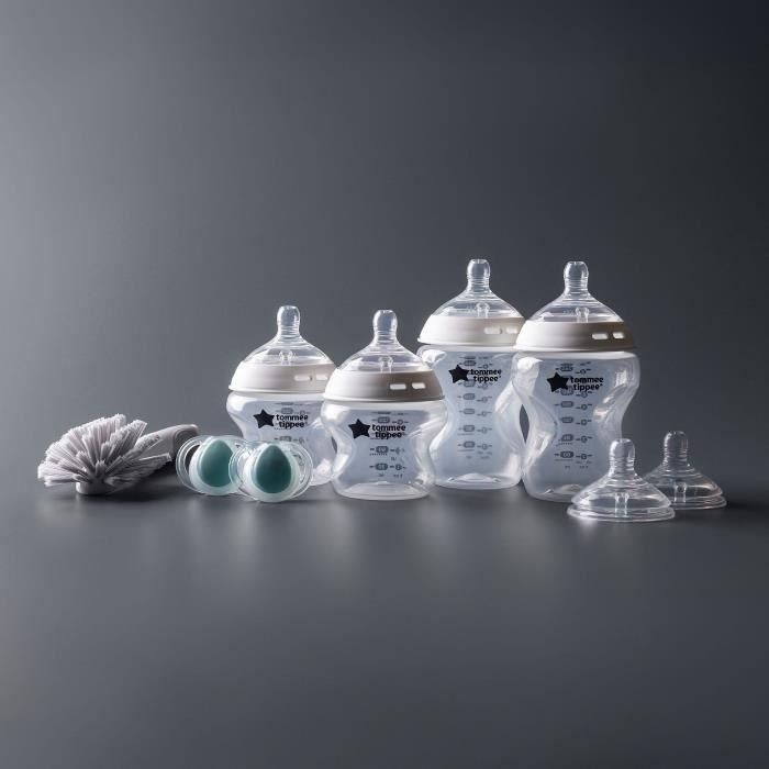 Caja para biberones - TOMMEE TIPPEE - NATURAL START - 4x biberones 150 ml / 260 ml - Anticólicos - 2x tetinas - Recién nacido 4 Caja para biberones - TOMMEE TIPPEE - NATURAL START - 4x biberones 150 ml / 260 ml - Anticólicos - 2x tetinas - Recién nacido 4