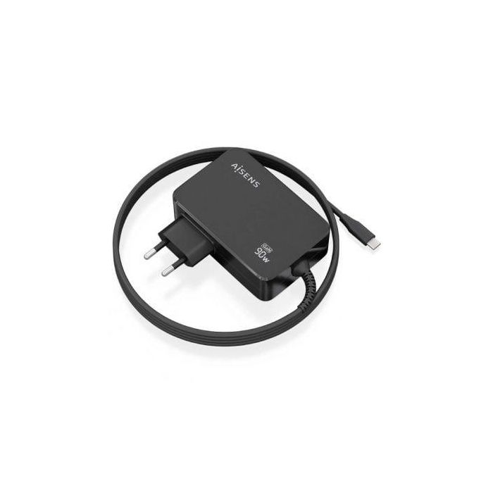AISENS - CARGADOR GaN 90W PD3.0 1XUSB-C 1.8M, NEGRO AISENS - CARGADOR GaN 90W PD3.0 1XUSB-C 1.8M, NEGRO
