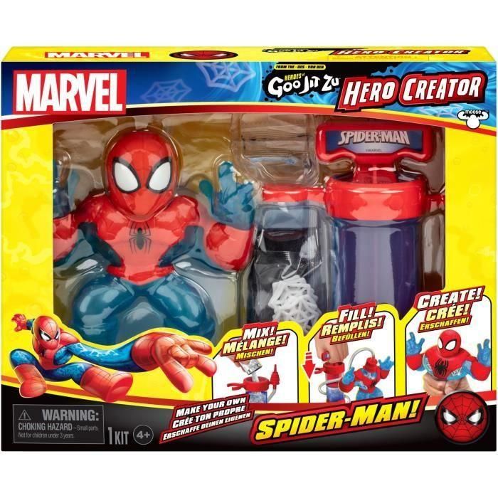 Figura - HÉROES DE GOO JIT ZU - MARVEL - Spiderman Creador - 11 cm 4