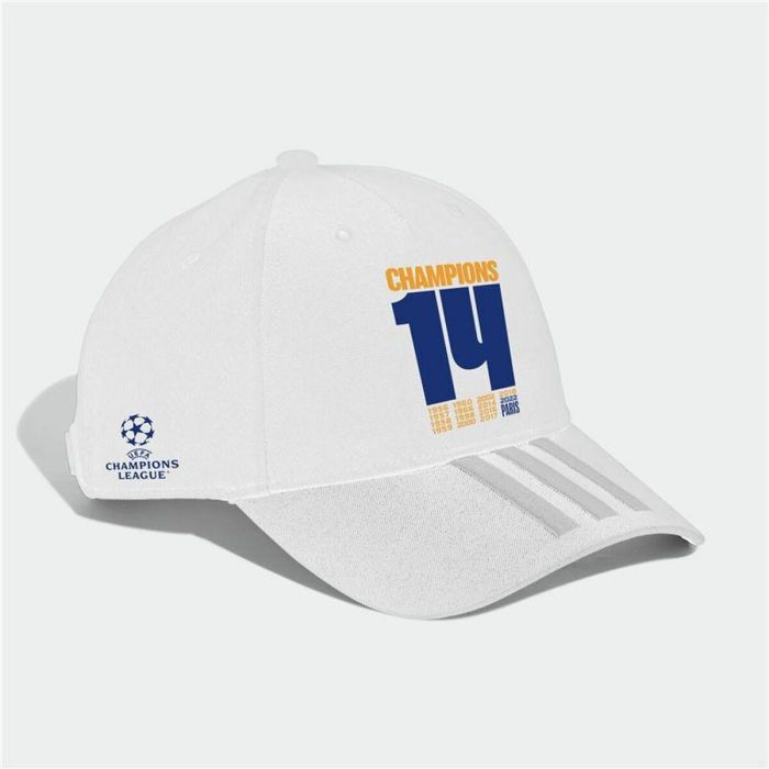 Gorra Deportiva Adidas Real Madrid UCL Champions Blanco (Talla única) 4