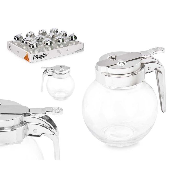 Dispensador de vidrio esfera Vivalto 10.3x10x9 cm, 260 ml, transparente (24 Unidades) Dispensador de vidrio esfera Vivalto 10.3x10x9 cm, 260 ml, transparente (24 Unidades)