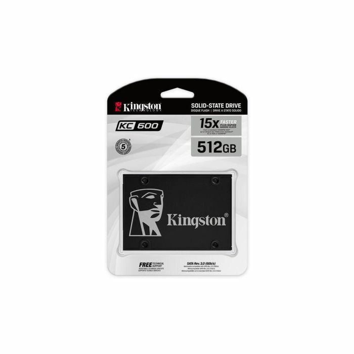 Kingston KC600 SSD SATA3 2.5" 512GB Kingston KC600 SSD SATA3 2.5" 512GB