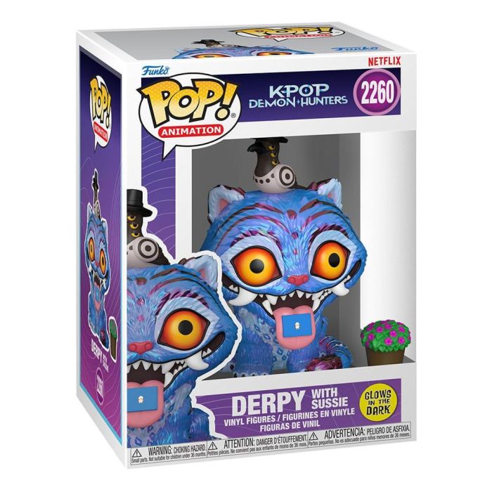 Funko Pop! Animation KPop Demon Hunters: Derpy with Sussie Figura Glow in the Dark Vinilo Nº 2260 - Películas y TV