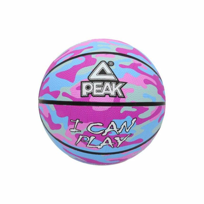 Balón de Baloncesto Peak Peak Camo Ball Azul Rosa claro (Talla 5) 0 Balón de Baloncesto Peak Peak Camo Ball Azul Rosa claro (Talla 5) 0