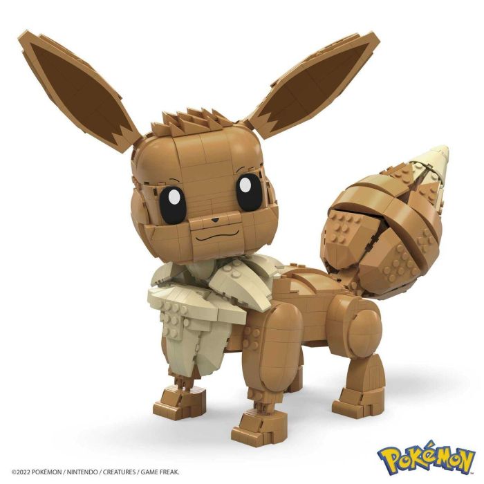 Mega Construx Ladrillos de Construcción Pokémon Eevee Giant 845 Piezas Figura para Construir 10 Años y Más 6