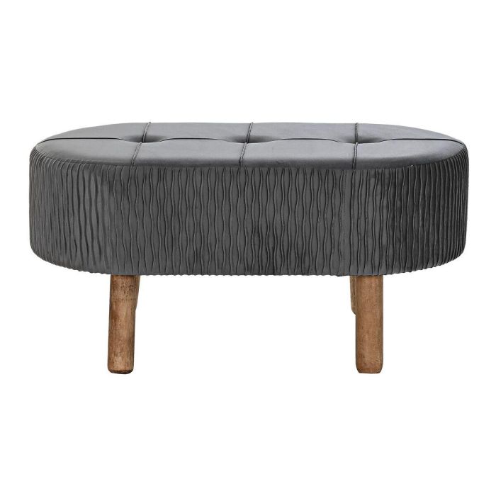 Descalzadora Scandi DKD Home Decor Gris Oscuro Natural 46 x 38 x 80 cm 2