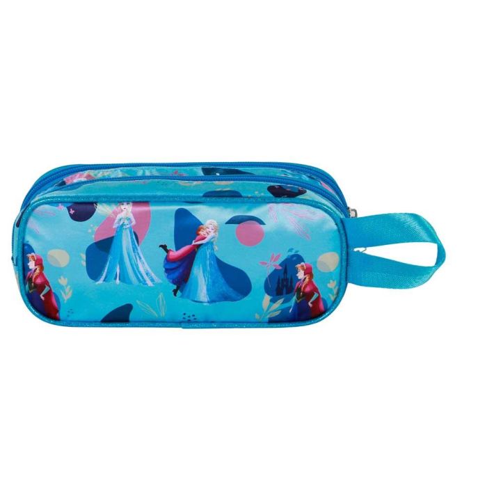 Disney Frozen 2 Estuche Portatodo 3D Doble Lovely Turquesa con 2 Compartimentos y Forro Interior 2 Disney Frozen 2 Estuche Portatodo 3D Doble Lovely Turquesa con 2 Compartimentos y Forro Interior 2