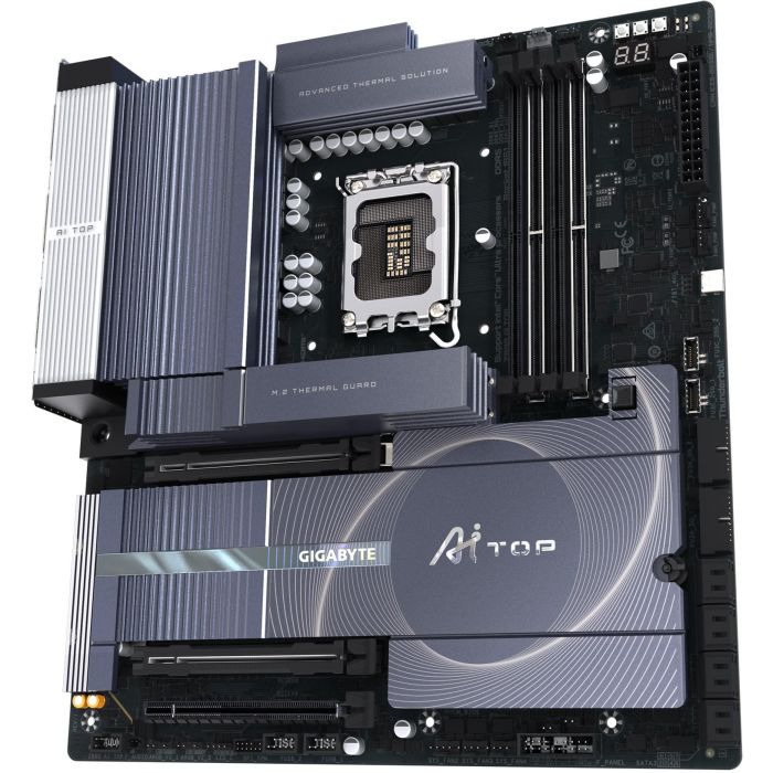 Gigabyte PLACA Z890 AI TOP, LGA 1851, DDR5 256GB, HDMI+DP+2 Thunderbolt, 8SATA3+4M.2, Wi-Fi 7, Bluetooth 5.3, USB4, E-ATX - 9AZ89AT-00-G10 3