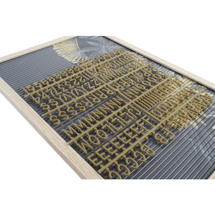 Memo Tropical DKD Home Decor Gris Natural 1.5 x 45 x 30 cm (2 Unidades) 1 Memo Tropical DKD Home Decor Gris Natural 1.5 x 45 x 30 cm (2 Unidades) 1