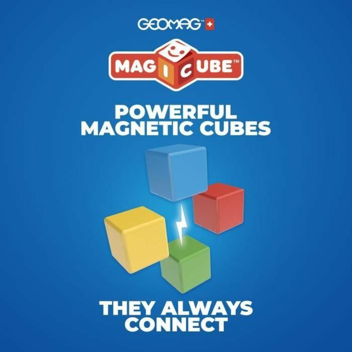 Geomag GEO0871772002468 Magicube Recycled Creative Set - Juego de construcción magnético 8 piezas - Plástico reciclado - A partir de 1 año 3 Geomag GEO0871772002468 Magicube Recycled Creative Set - Juego de construcción magnético 8 piezas - Plástico reciclado - A partir de 1 año 3