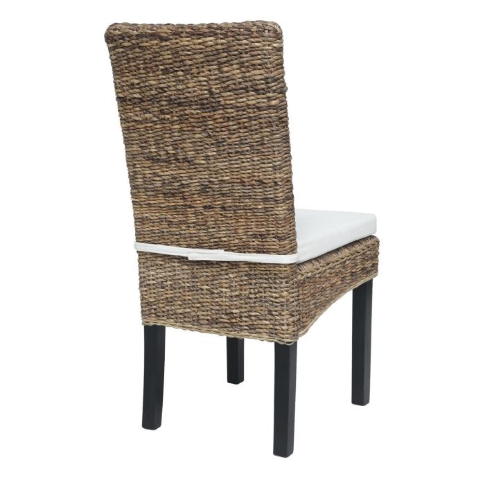 Giner y Colomer - Lote de 2 Sillas de Rattán con Cojín, Color Natural, 108x48x49 cm 1 Giner y Colomer - Lote de 2 Sillas de Rattán con Cojín, Color Natural, 108x48x49 cm 1