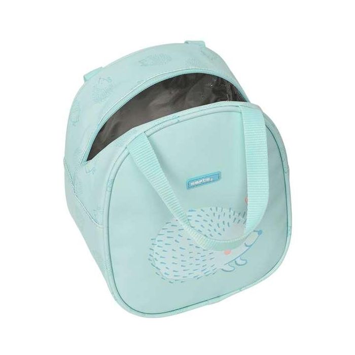 Safta Neceser Termo Fácil Limpieza Preescolar Erizo Azul Turquesa 19x22x14 3