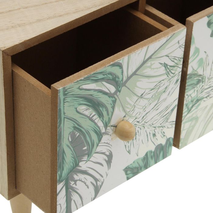 Joyero 3 Cajones Mint Leaves Versa 11X16CM (2 Unidades) 2 Joyero 3 Cajones Mint Leaves Versa 11X16CM (2 Unidades) 2
