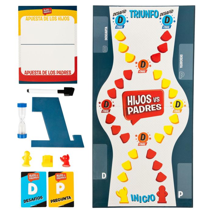 Spin Master 6065093 Juego de Mesa Hijos Contra Padres | Diversión Familiar con Preguntas y Desafíos | Ideal +6 Años | Idioma Español 3 Spin Master 6065093 Juego de Mesa Hijos Contra Padres | Diversión Familiar con Preguntas y Desafíos | Ideal +6 Años | Idioma Español 3