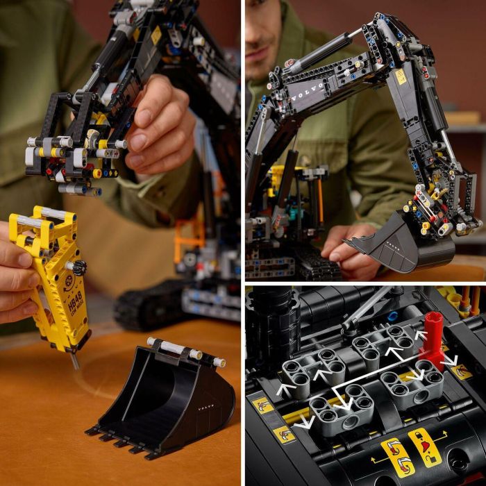 LEGO 42215 Technic Excavadora Híbrida Volvo EC500 - Set de Construcción Detallado para Adultos 8 LEGO 42215 Technic Excavadora Híbrida Volvo EC500 - Set de Construcción Detallado para Adultos 8