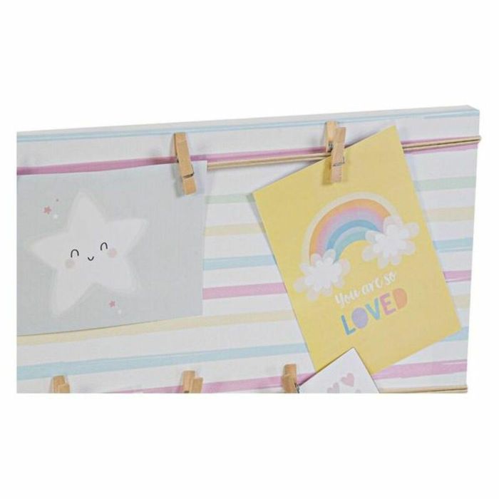 Portafotos Baby DKD Home Decor Multicolor 2 x 50 x 50 cm 1