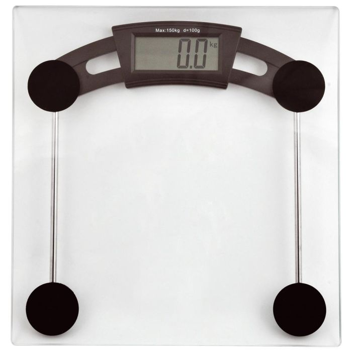 Day Báscula de Baño Transparente Cristal 150 Kg 28x28 cm 1