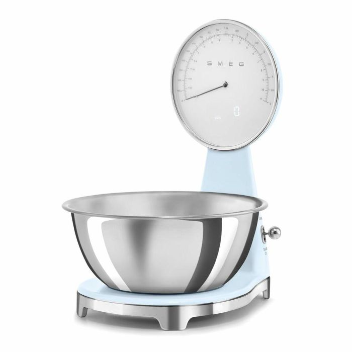 Smeg Analog And Digital Kitchen Scale Pastel Blue KSF01PBWW 4 Smeg Analog And Digital Kitchen Scale Pastel Blue KSF01PBWW 4