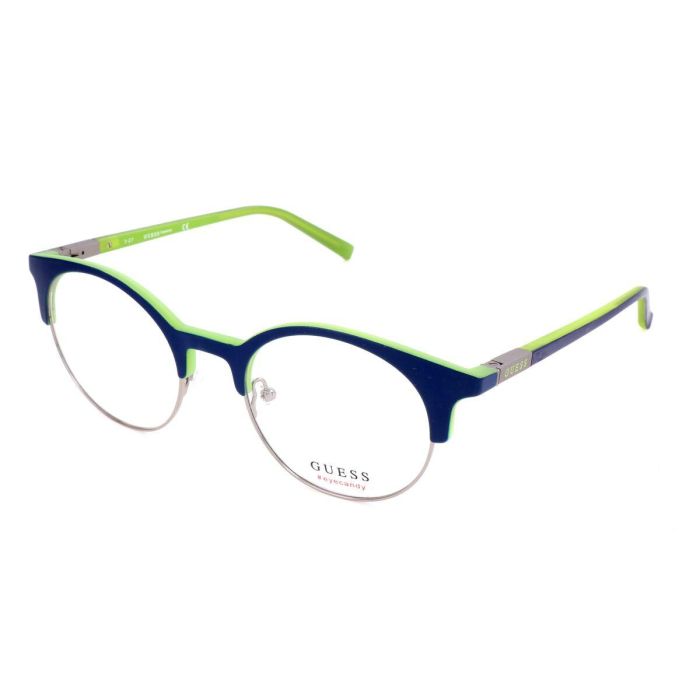 Montura de Gafas Unisex Guess GU3025-91 Azul Ø 51 mm 2