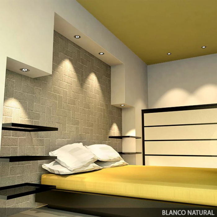 Foco Downlight LED 9W 900Lm 4200ºK Circular 40.000H [HO-LEDDOWN-9W-W]