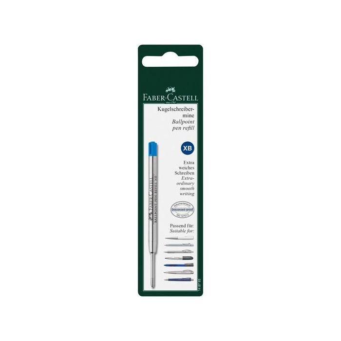 Faber Castell Blister 1 Recambio Para Bolígrafo Xb Azul Faber Castell Blister 1 Recambio Para Bolígrafo Xb Azul