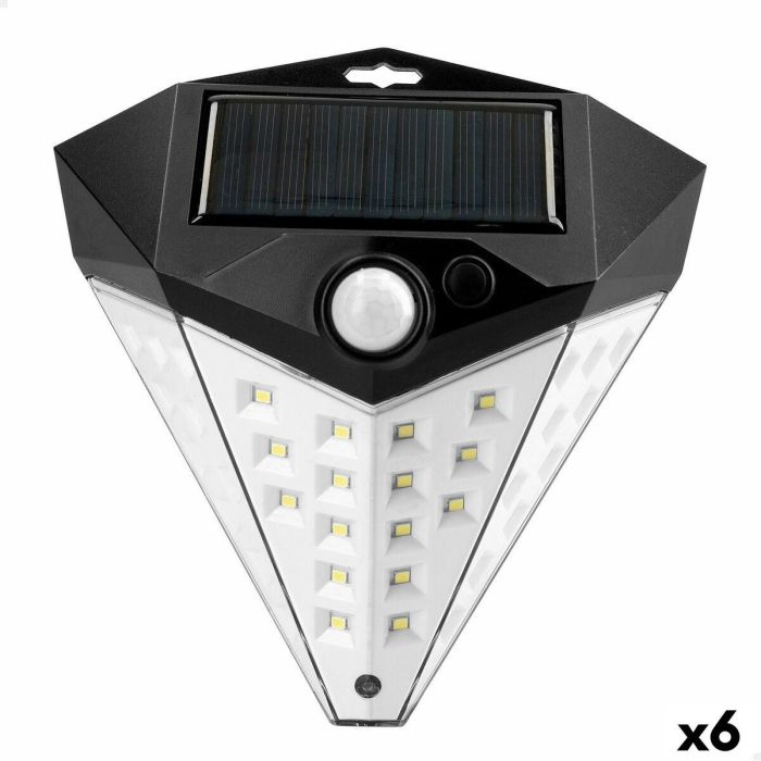 Lámpara solar Aktive 15 x 15 x 7 cm (6 Unidades) Lámpara solar Aktive 15 x 15 x 7 cm (6 Unidades)