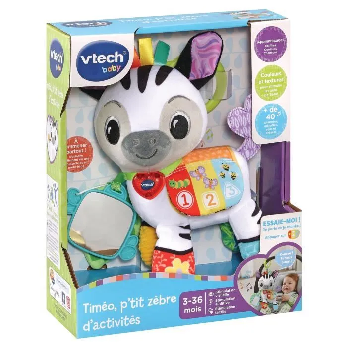 Vtech Baby Timéo, P'tit Zèbre de activités VT3417765508059 1