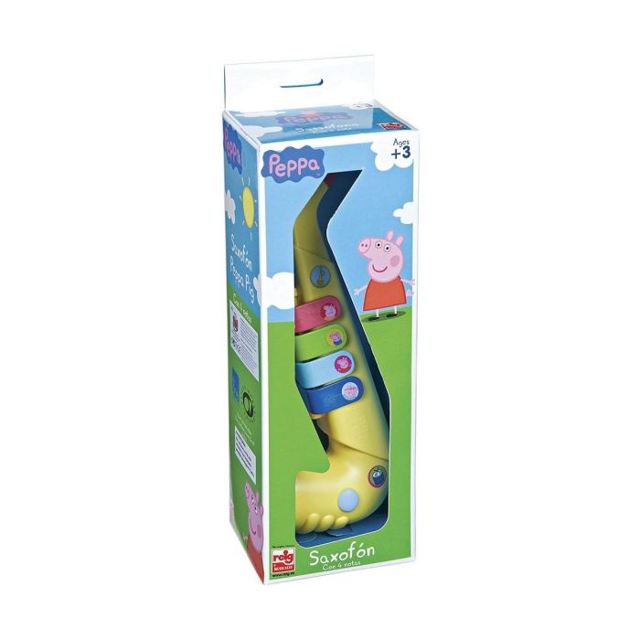 Reig Saxofón de Juguete Infantil con 4 Notas, Presentado en Estuche. Fabricado en Plástico, Ideal para Niños y Niñas a partir de 3 Años. 4