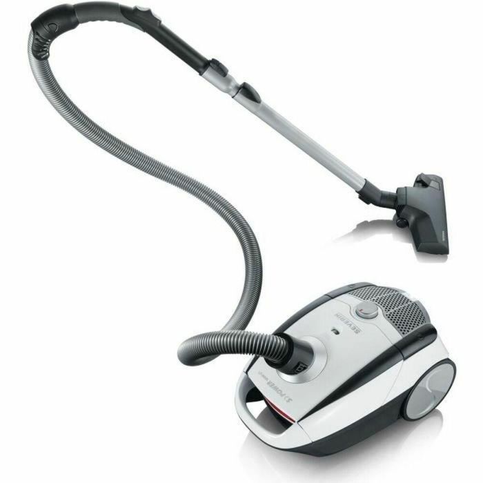 Severin BC7035 Aspirador con bolsa, 2 L, Filtro Hepa 13, Cepillo parquet XL, Cepillo suave, Tubo telescópico XL