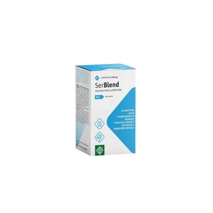 GHEOS Serblend 60 Comprimidos - Suplemento para el estado de ánimo y sistema nervioso con Vitaminas B y 5HTP