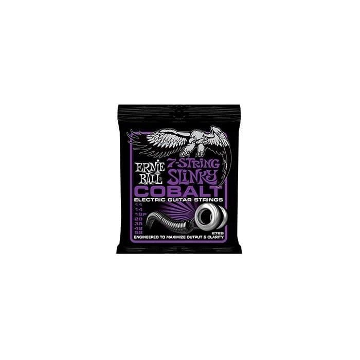 Ernie Ball Juego Cuerdas Eléctrica Slinky Cobalt 7 Cuerdas Power 11-58