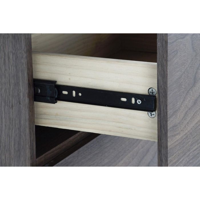 Aparador DKD Home Decor Marrón Transparente Cristal Nogal Madera MDF 160 x 45 x 80 cm 4