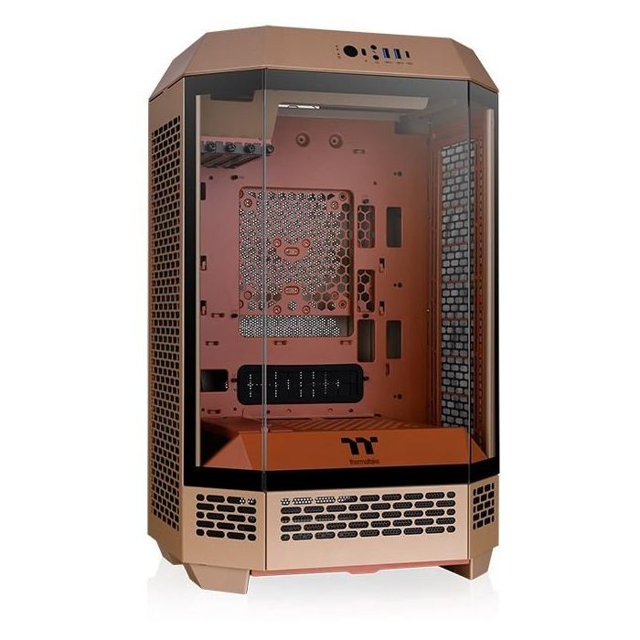Thermaltake The Tower 300 "Gravel Sand" Micro Torre PC gaming Micro-ATX/Mini-ITX, panel de vidrio templado, color arena 2 Thermaltake The Tower 300 "Gravel Sand" Micro Torre PC gaming Micro-ATX/Mini-ITX, panel de vidrio templado, color arena 2