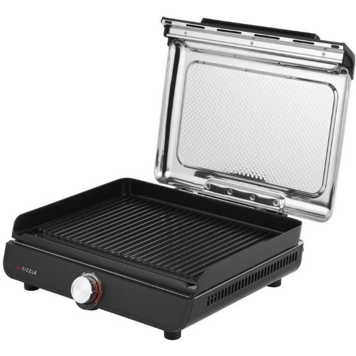 Ninja Parrilla y Plancha de Interior SIZZLE - Gran capacidad, 4-5 personas, temperatura controlada hasta 260°C, placas antiadherentes intercambiables 1 Ninja Parrilla y Plancha de Interior SIZZLE - Gran capacidad, 4-5 personas, temperatura controlada hasta 260°C, placas antiadherentes intercambiables 1