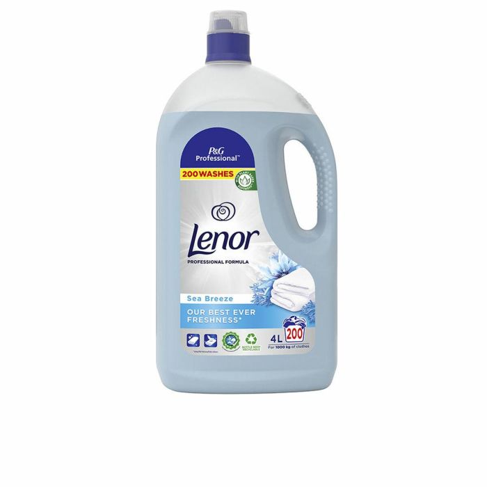 Lenor Profesional Suavizante Líquido Concentrado Brisa Marina 200 Dosis (4000ml) para Ropa con Aroma Duradero y Facilita el Planchado 0 Lenor Profesional Suavizante Líquido Concentrado Brisa Marina 200 Dosis (4000ml) para Ropa con Aroma Duradero y Facilita el Planchado 0