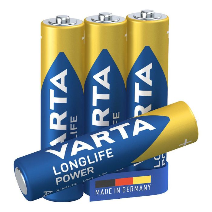 Varta Pila Alcalina LR03 AAA Longlife Power Blister 4 Unidades Ø10,5x44,5mm 0 Varta Pila Alcalina LR03 AAA Longlife Power Blister 4 Unidades Ø10,5x44,5mm 0