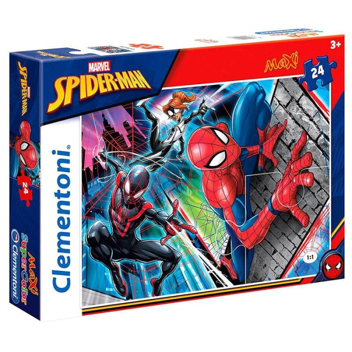 Puzzle Spider-Man Clementoni 24497 SuperColor Maxi 24 Piezas 1