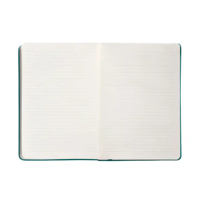 Antartik Cuaderno A4 Tapa Dura Hojas Rayas Verde Aguamarina 100 Hojas 80gr FSC 7