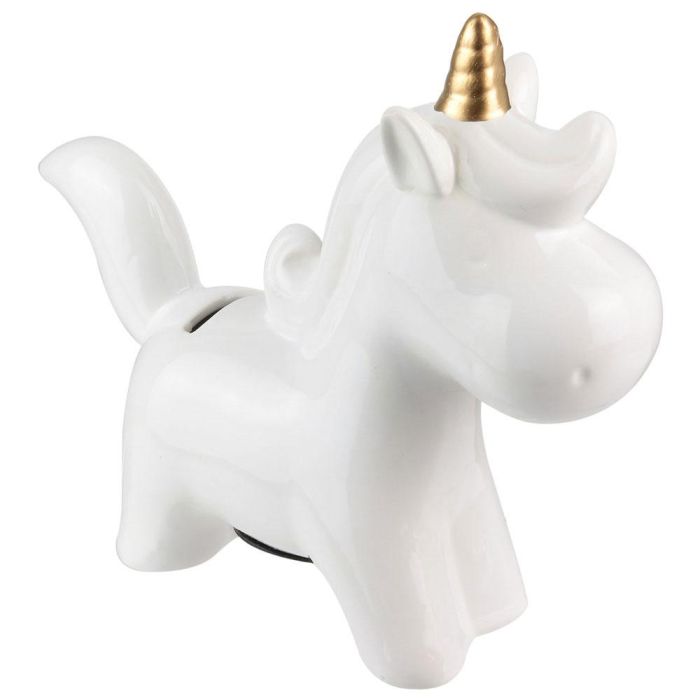 Home Deco Factory Hucha Unicornio Colección Licorne Colores Surtidos 21,5x6,5 cm Hucha Original Regalo Decoración 3