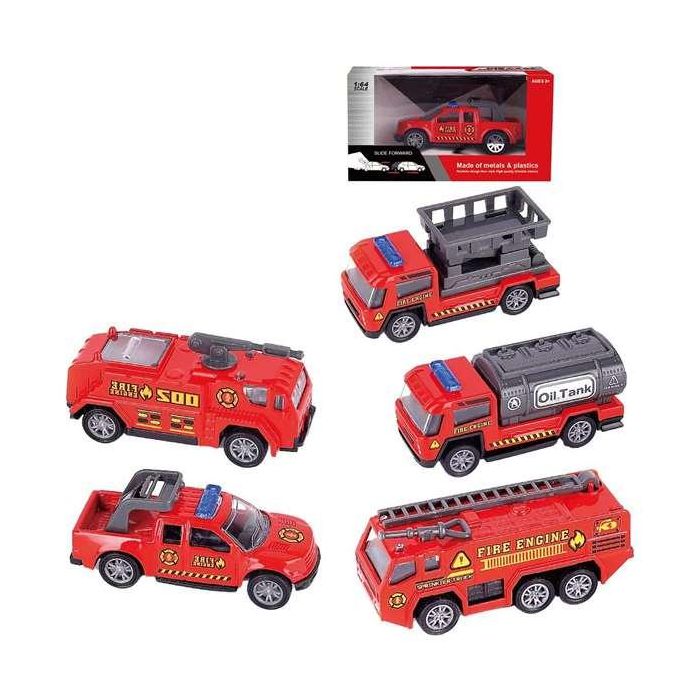 Vehiículos bomberos metal retrofricción 8 cm escala 1:64 - modelos surtidos 1 Vehiículos bomberos metal retrofricción 8 cm escala 1:64 - modelos surtidos 1