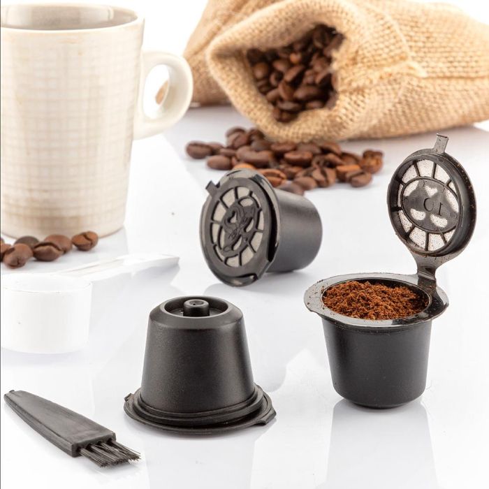 Set de 3 Cápsulas de Café Reutilizables Recoff InnovaGoods 1