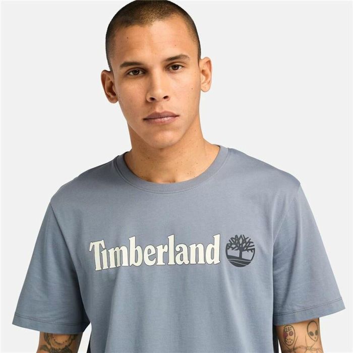 Camiseta de Manga Corta Hombre Timberland Kennebec River Linear Logo 2