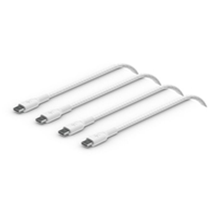 Cable USB-C Belkin CAB004BT2MWH2PK Blanco 2 m (2 Unidades) 5 Cable USB-C Belkin CAB004BT2MWH2PK Blanco 2 m (2 Unidades) 5