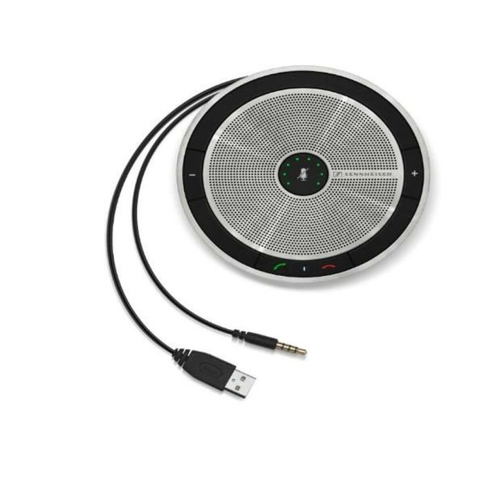 Epos Sennheiser Expand 20 Altavoz Portátil para Conferencias, USB/jack 3.5mm, Negro/Plata 1 Epos Sennheiser Expand 20 Altavoz Portátil para Conferencias, USB/jack 3.5mm, Negro/Plata 1