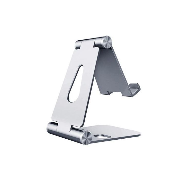 Aisens Soporte De Sobremesa Tamaño M Ajustable 2 Pivotes Para Movil-Tablet Plata Aisens Soporte De Sobremesa Tamaño M Ajustable 2 Pivotes Para Movil-Tablet Plata