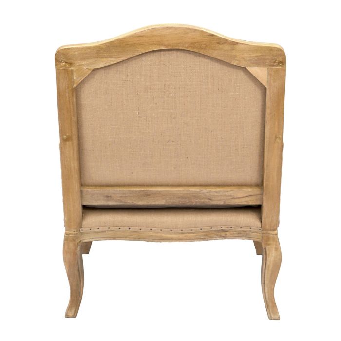 Butaca Item Home DKD Home Decor Beige Natural 80 x 95 x 72 cm 2