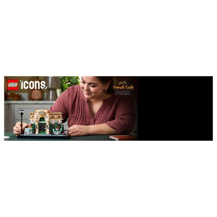LEGO 10362 Cafetería Francesa: Decoración de Estantería Parisina Set para Adultos