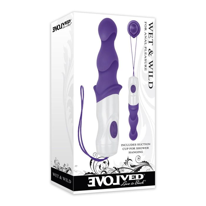 Vibrador Anal Negro Evolved Morado 1