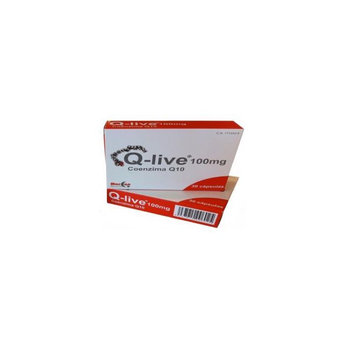 Q-Live Coq10 100Mg. 30Cap. Q-Live Coq10 100Mg. 30Cap.